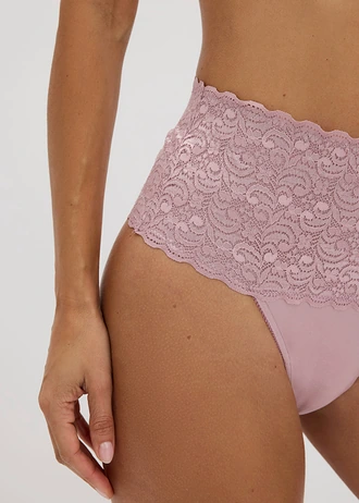 Alakformáló tanga közepes formáló hatással (2 db-os csomag) • rózsafa • bonprix áruház