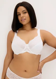 Soutien-gorge à armatures et bretelles rembourrées, Couleur: blanc