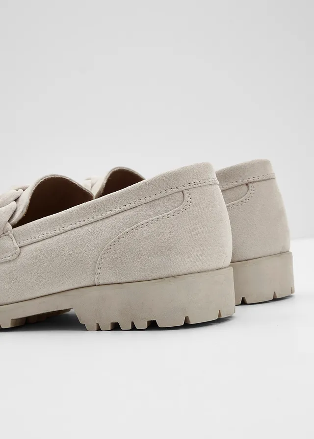 Mocassins chunky à détails tressés • beige • product-page.page-title-suffix