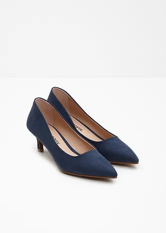 Escarpins à talon fin • bleu foncé • Boutique bonprix