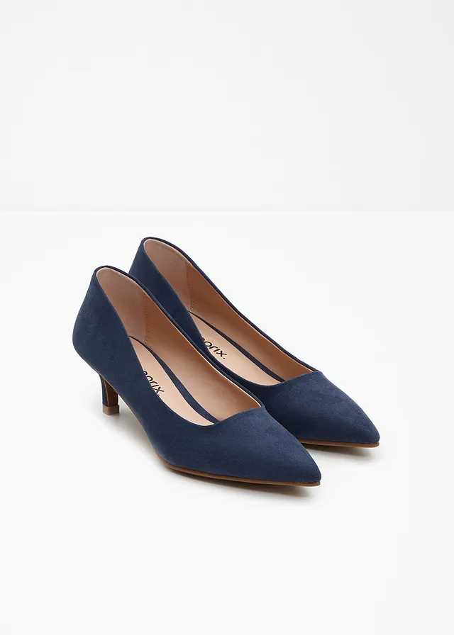 Escarpins à talon fin, Couleur: bleu foncé