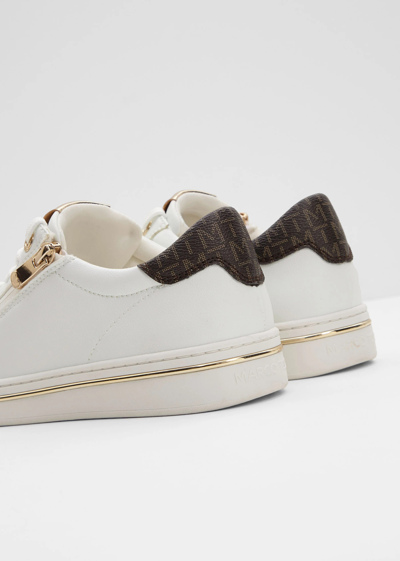 Sneakers Marco Tozzi à fermeture zippée • blanc • Boutique bonprix