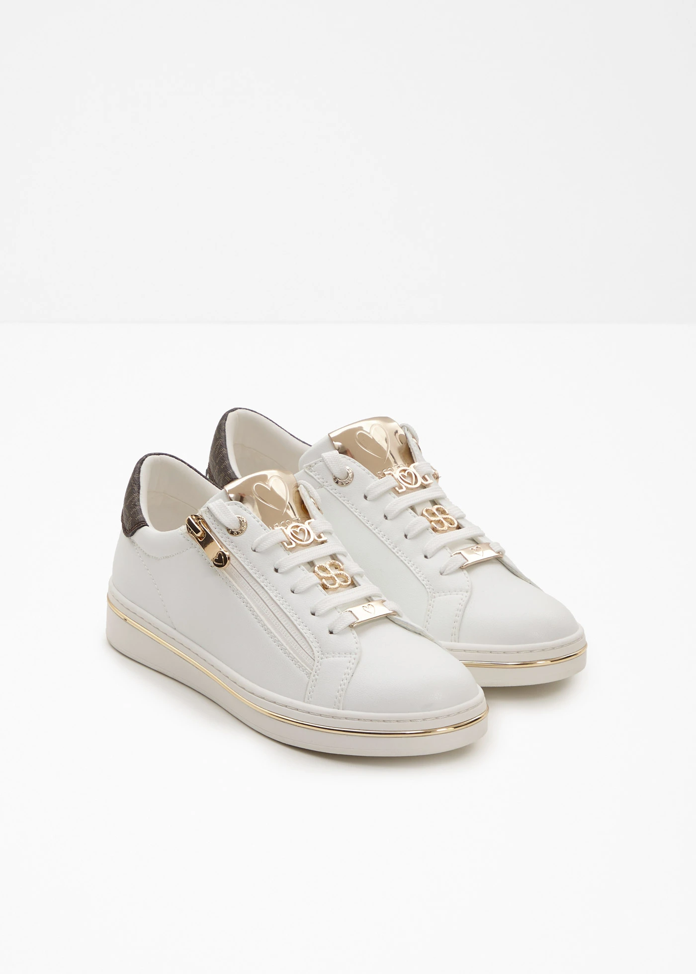 Sneakers van Marco Tozzi met ritssluiting • wit • bonprix online shop
