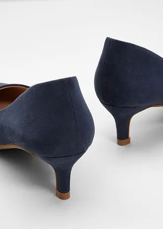 Pumps met smalle hak, Kleur: donkerblauw