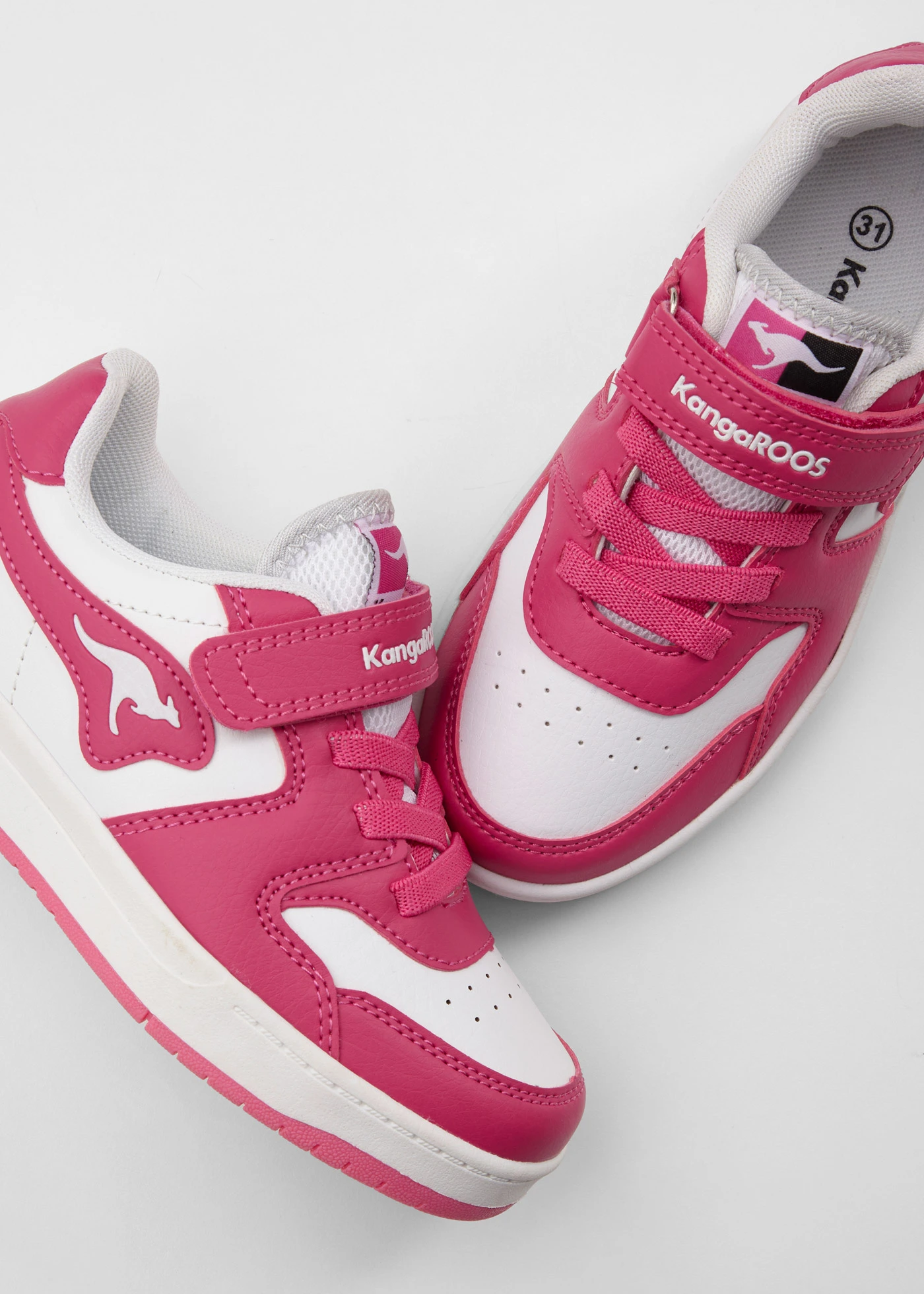 Kangaroos szabadidőcipő • pink/fehér • bonprix áruház
