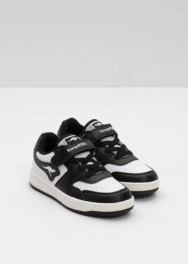 Kangaroos szabadidőcipő • fekete/fehér • bonprix áruház