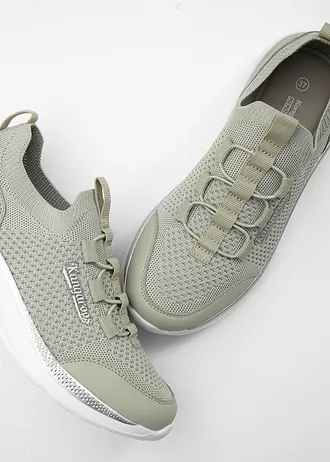 Pohodlné slip-in tenisky značky Kangaroos s paměťovou pěnou • šalvějově zelená • bonprix obchod
