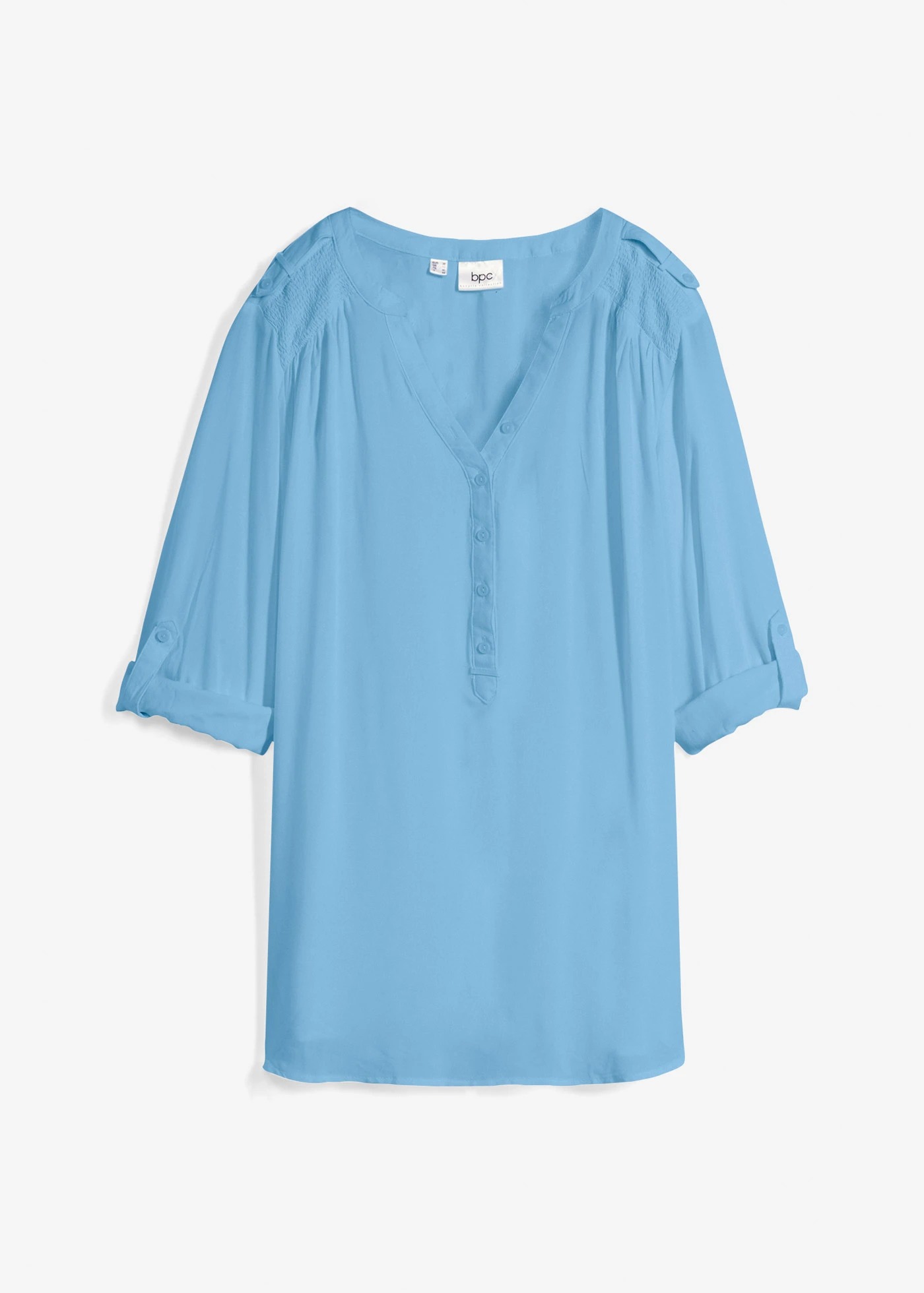 Tuniek van zachte viscose • lichtblauw • bonprix online shop