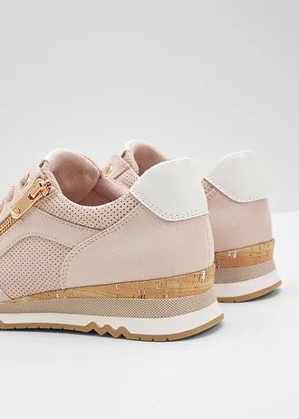Sneakers Marco Tozzi à fermeture zippée • rose clair • Boutique bonprix