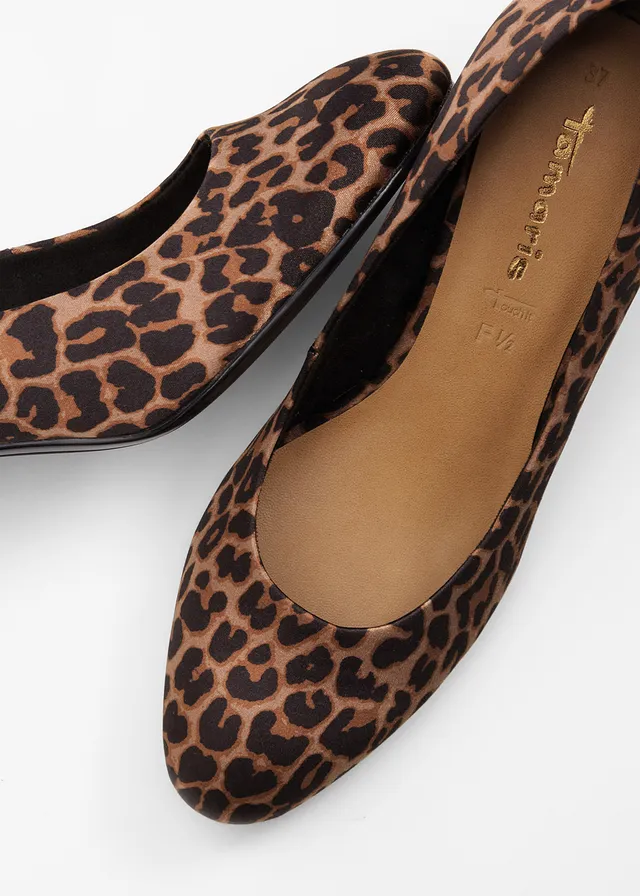 Tamaris-pumps met animalprint • bruin • product-page.page-title-suffix