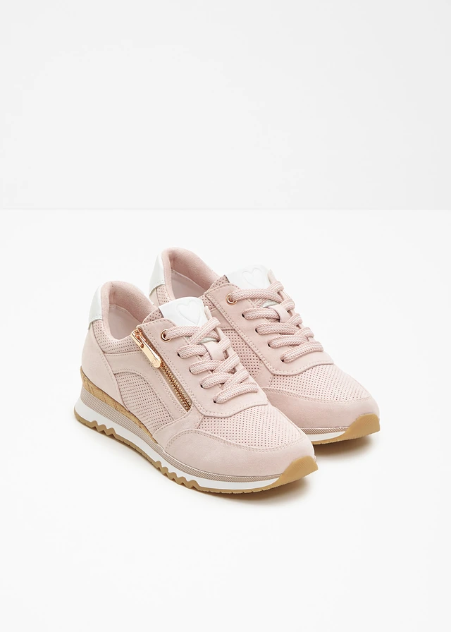 Sneakers van Marco Tozzi, Kleur: lichtroze