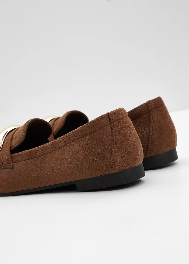 Mocassins aux détails métalliques • marron • product-page.page-title-suffix