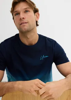 T-shirt et bermuda sweat (ens. 2 pces) • bleu foncé-bleu lagon • Boutique bonprix