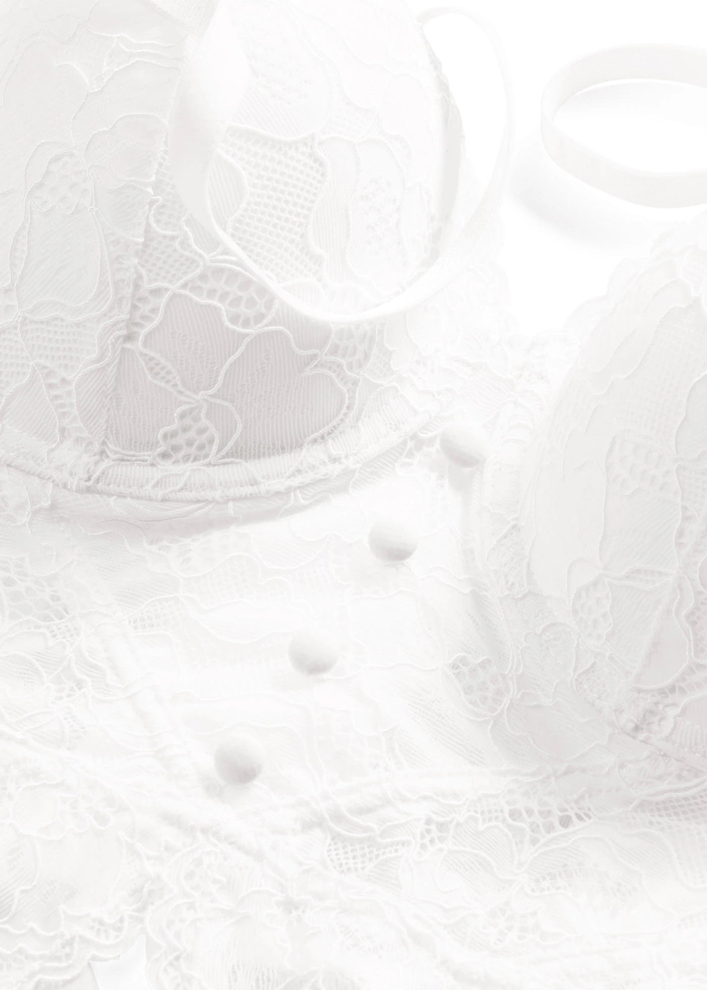 Bustier van sierlijk kant • wit • bonprix online shop