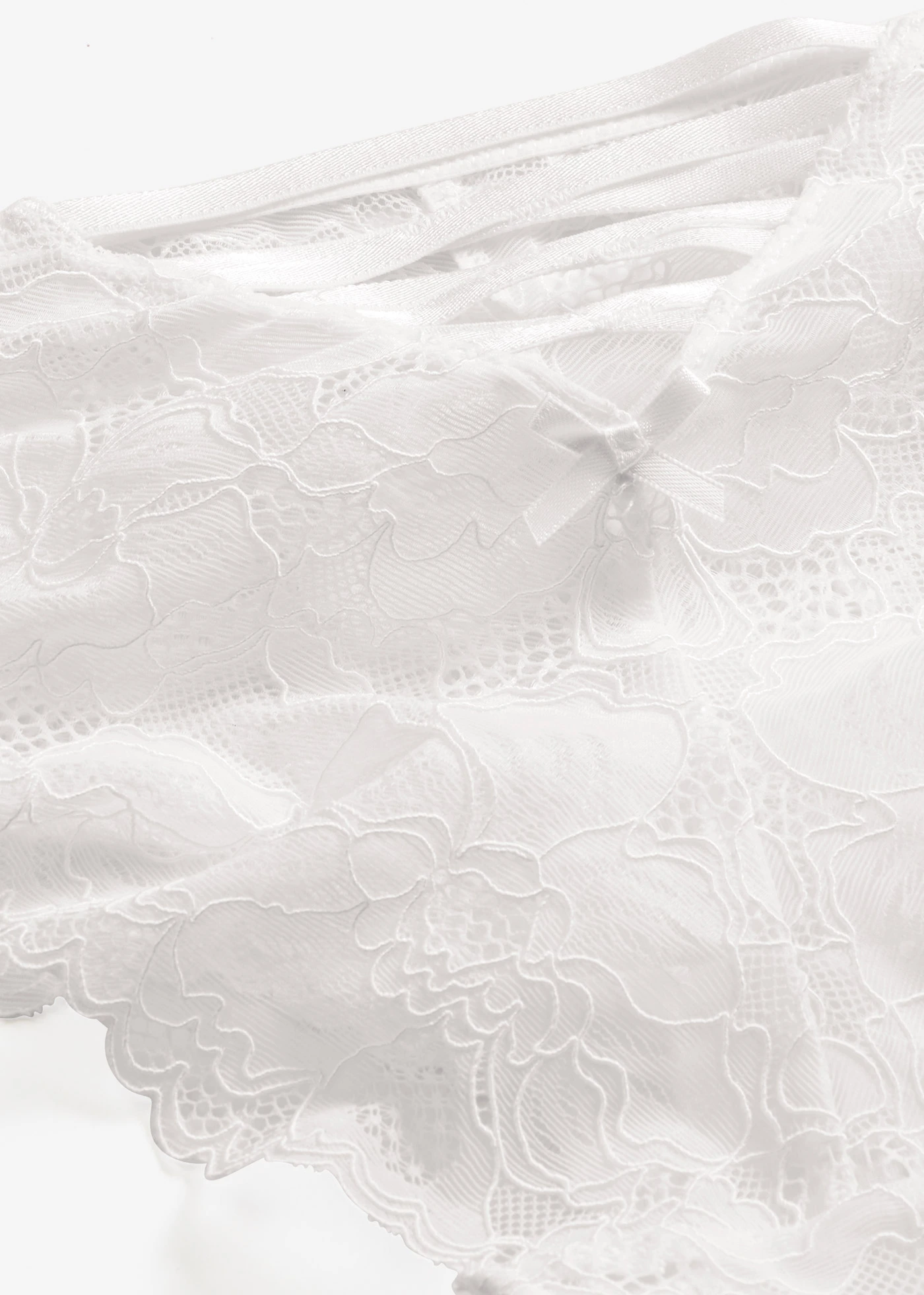 Culotte en dentelle raffinée • blanc • Boutique bonprix