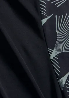 Sportowy kostium kąpielowy, szybkoschnący • czarno-szarozielony w graficzny wzór • sklep bonprix