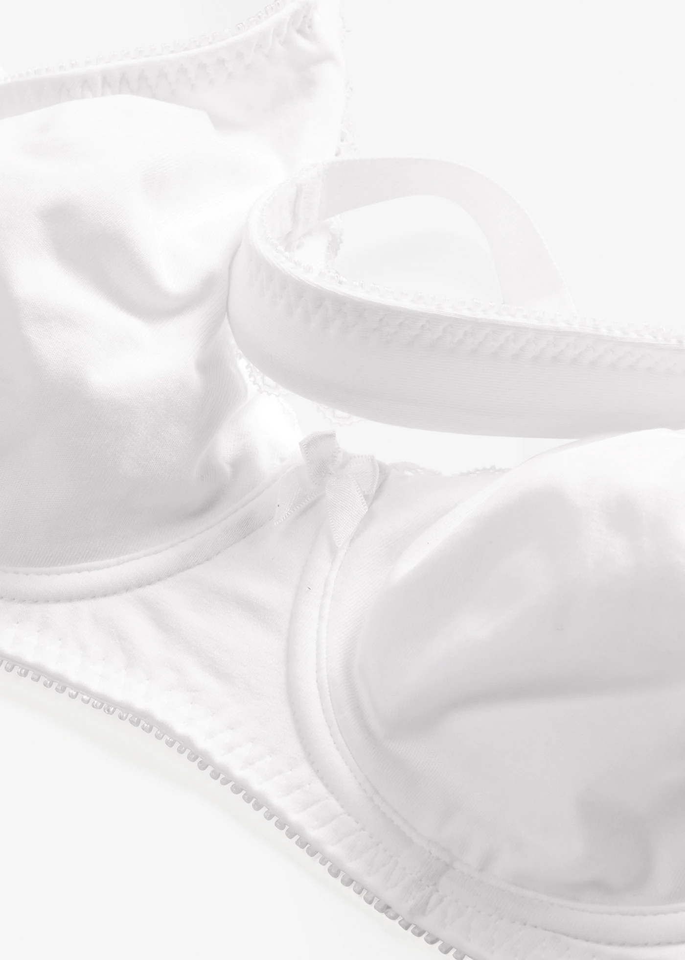 Lot de 2 soutiens-gorge minimiseurs moulés coton, avec armatures • 2x blanc • Boutique bonprix