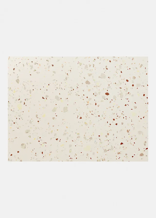 Wasbare deurmat met natuurlijk design, Kleur: ecru gebloemd