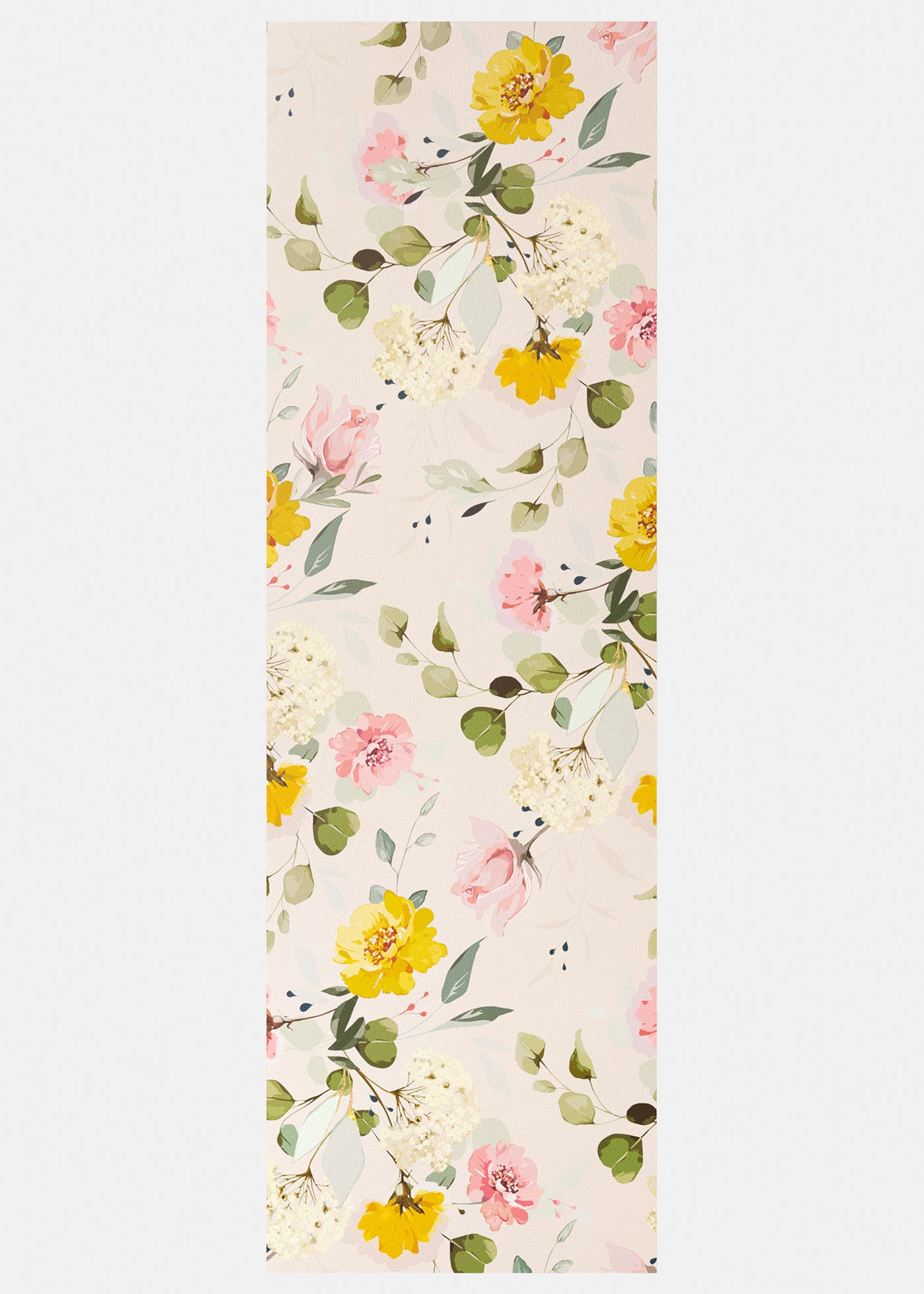 Wasbare deurmat met gebloemd design • ecru gebloemd • bonprix online shop