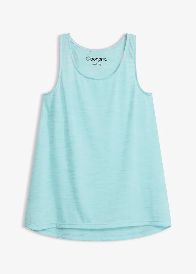 Funkčný top, rýchloschnúci • aqua melírovaná • obchod bonprix