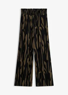 Pantaloni de plajă din viscoză fluidă