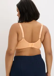 Sutien cu armătură cu bumbac organic (set/3 buc.), culoare: albastru-cobalt+galben-caisă+albastru-baby