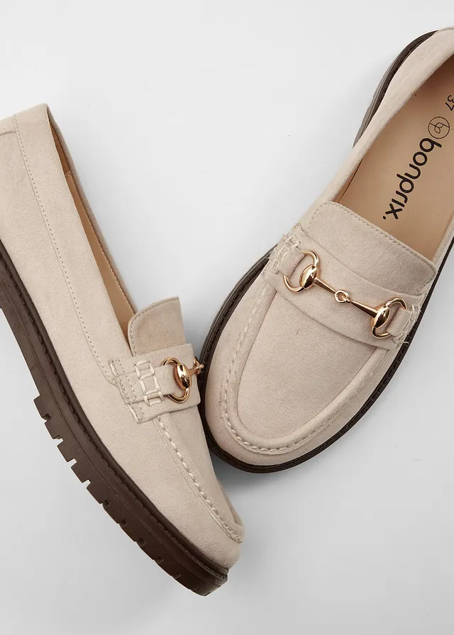 Mocassins à semelle épaisse et boucle • sable clair • product-page.page-title-suffix