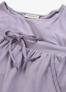 Shirt en korte broek van een zachte viscosemix (2-dlg. set) • rookviolet • bonprix online shop