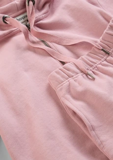 Sweat zippé et short sweat (ens. 2 pces) • rose cendré • Boutique bonprix