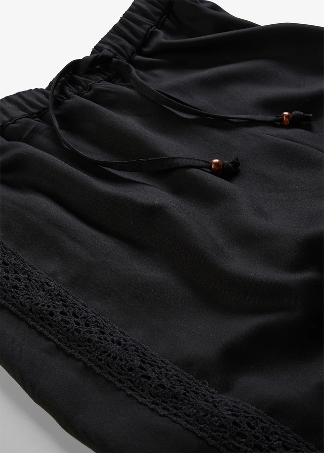 Wijde broek van soepele viscose • zwart • product-page.page-title-suffix