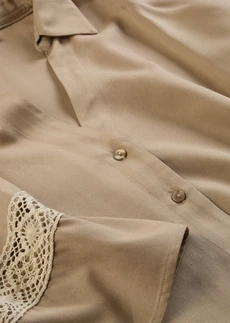 Blouse van soepele viscose • rietbeige-kiezelgrijs • bonprix online shop