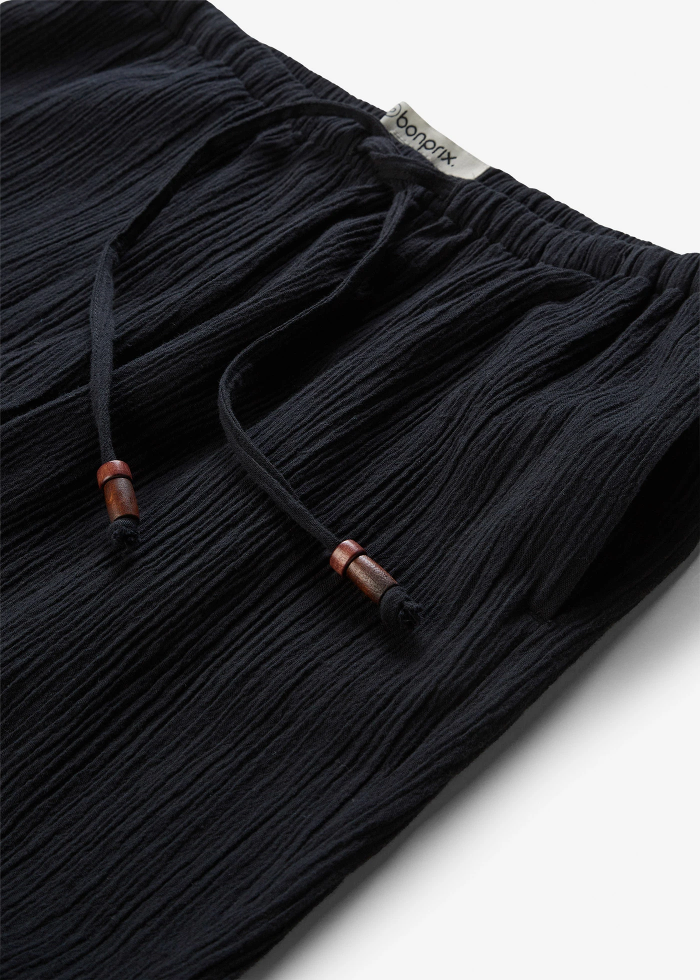 Wijde broek • zwart • bonprix online shop