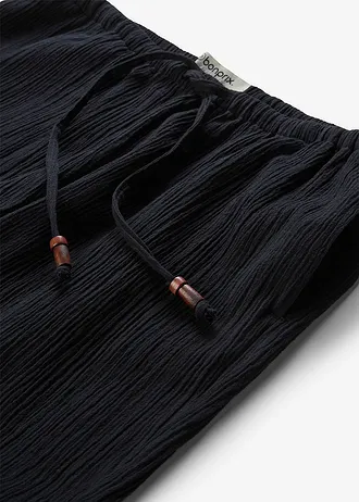 Wijde broek • zwart • bonprix online shop