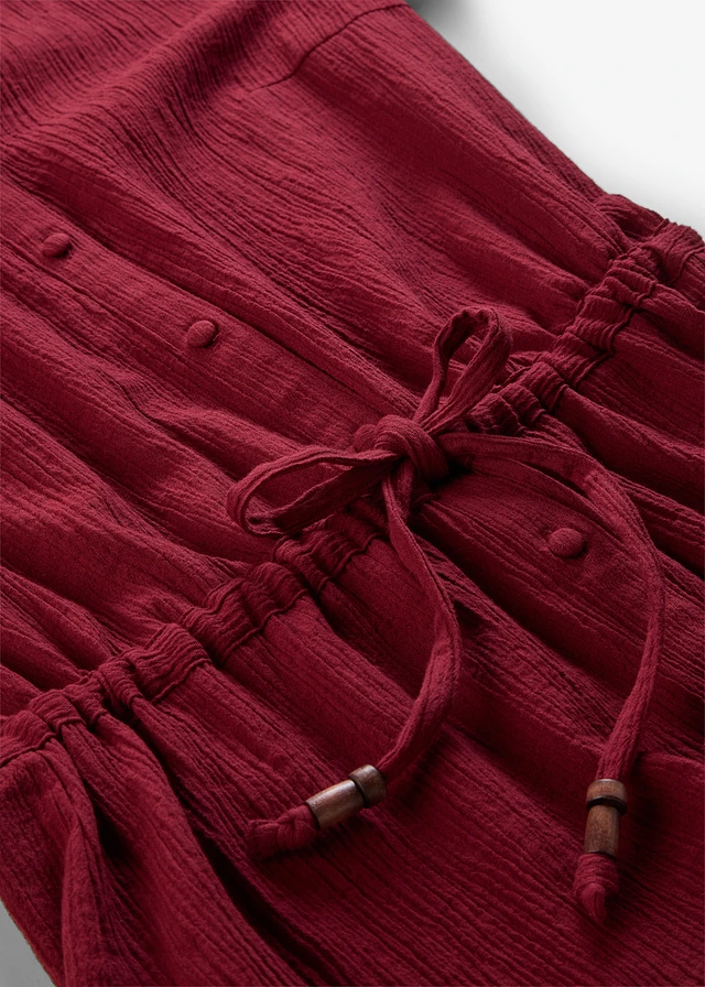 Blouse à effet froissé • rouge rubis • product-page.page-title-suffix