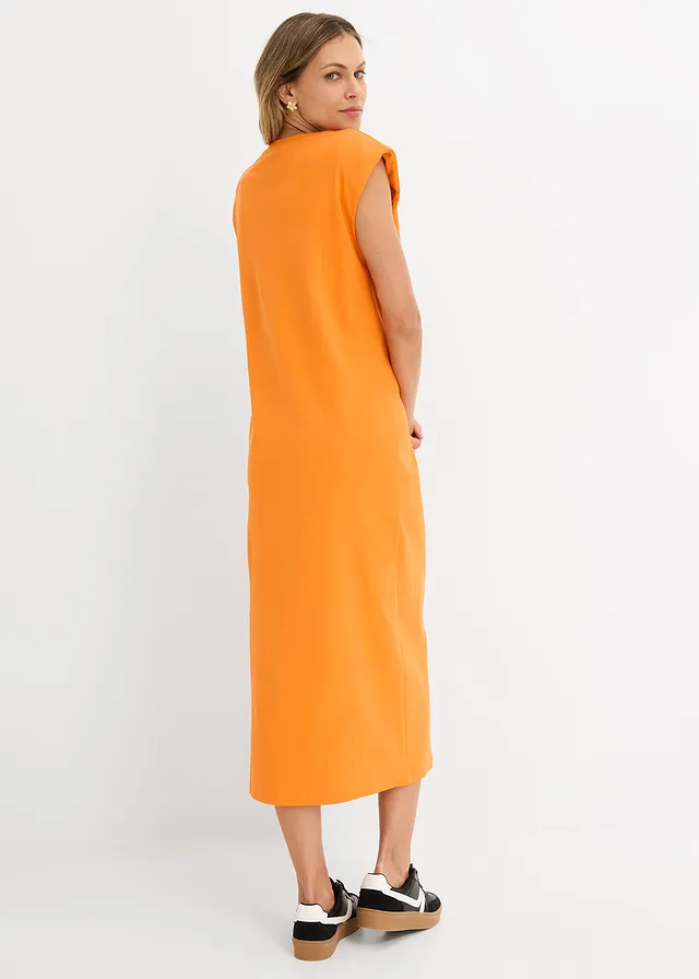 Robe T-shirt 100% coton • orange vif délavé • product-page.page-title-suffix