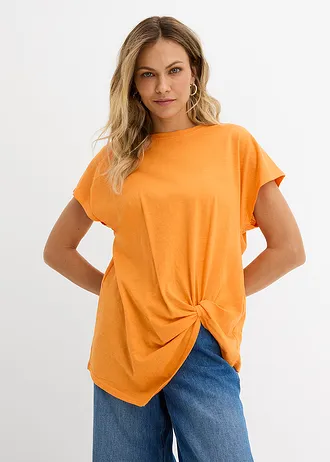 Tričko z čistej bio bavlny, farba: oranžová