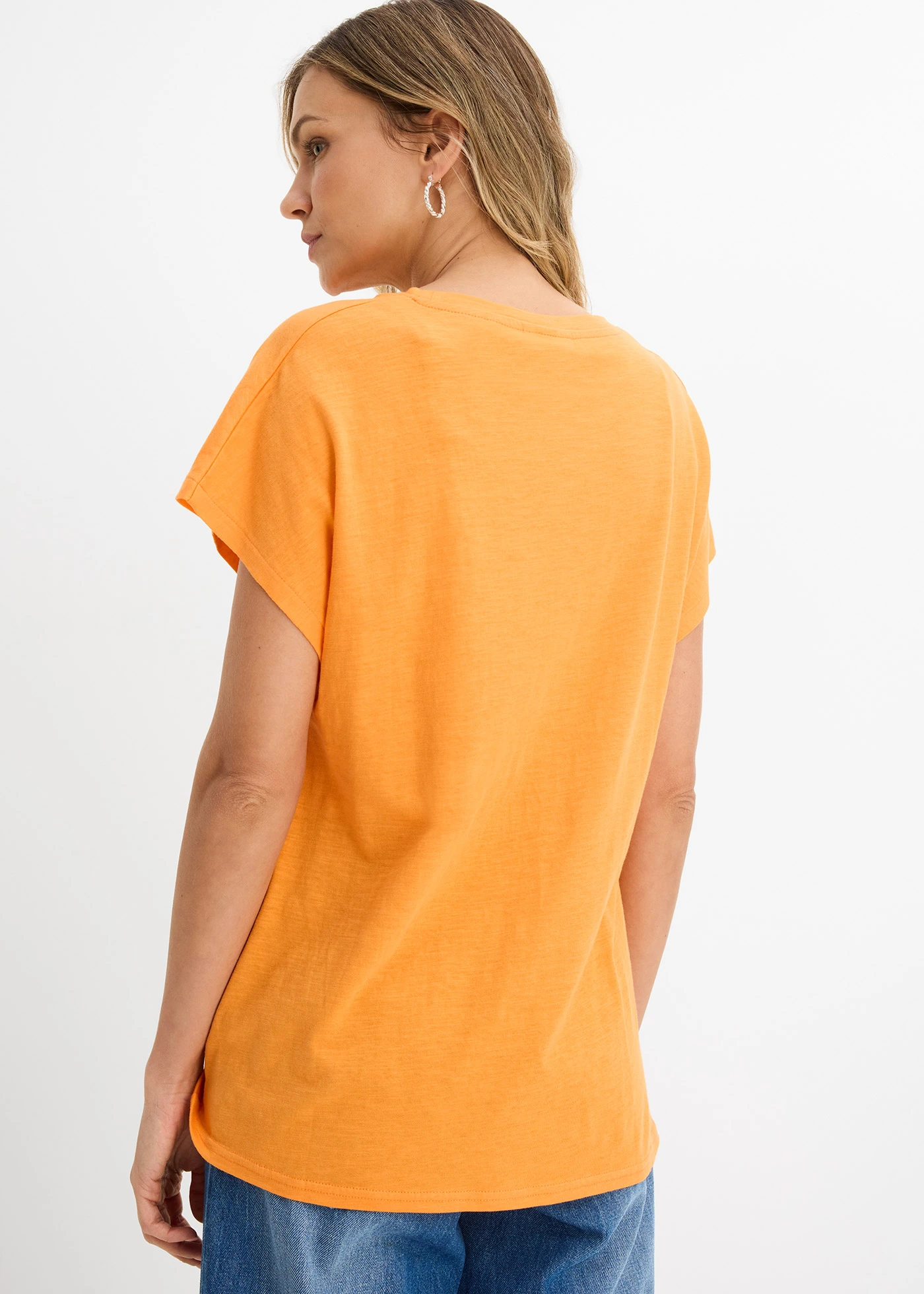 T-shirt 100% coton • orange vif • Boutique bonprix