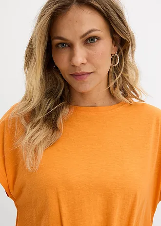 T-shirt 100% coton • orange vif • Boutique bonprix