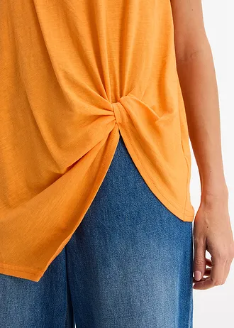 Bluză din bumbac organic 100% • oranj neon • magazin bonprix