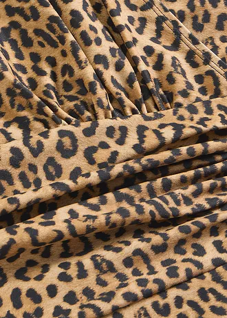 Maillot 1 pièce sculptant et croisé, maintien modéré • léopard • Boutique bonprix