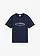 T-shirt, Kleur: donkerblauw met print