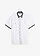 Chemise manches courtes style 2en1, Couleur: blanc