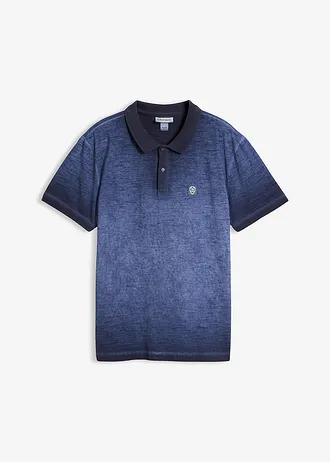 Polo aspect délavé • indigo used • Boutique bonprix