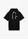 Hoodie, korte mouwen, Kleur: zwart
