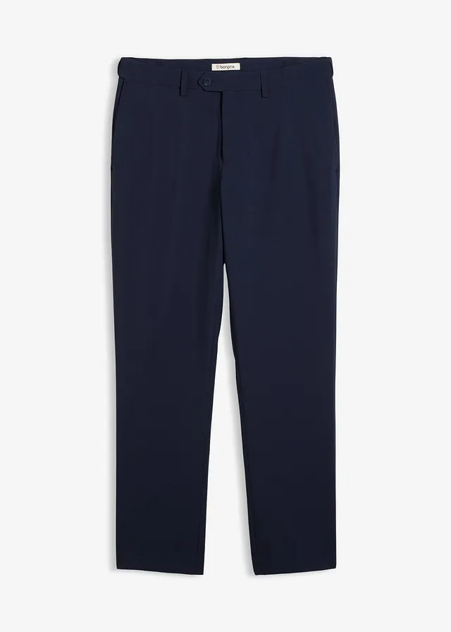Mix & match pantalon, regular fit, Kleur: inktblauw
