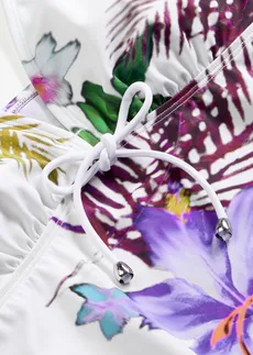 Tankini à col V (ens. 2 pces) • blanc porcelaine • Boutique bonprix