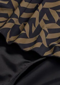 Fürdőruha tankini fazonban • fekete-sötét olivazöld • bonprix áruház