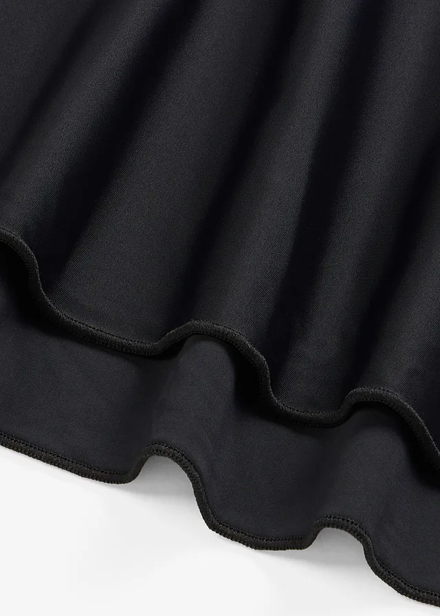 Tankini felsőrész V-nyakkivágással • fekete • bonprix áruház