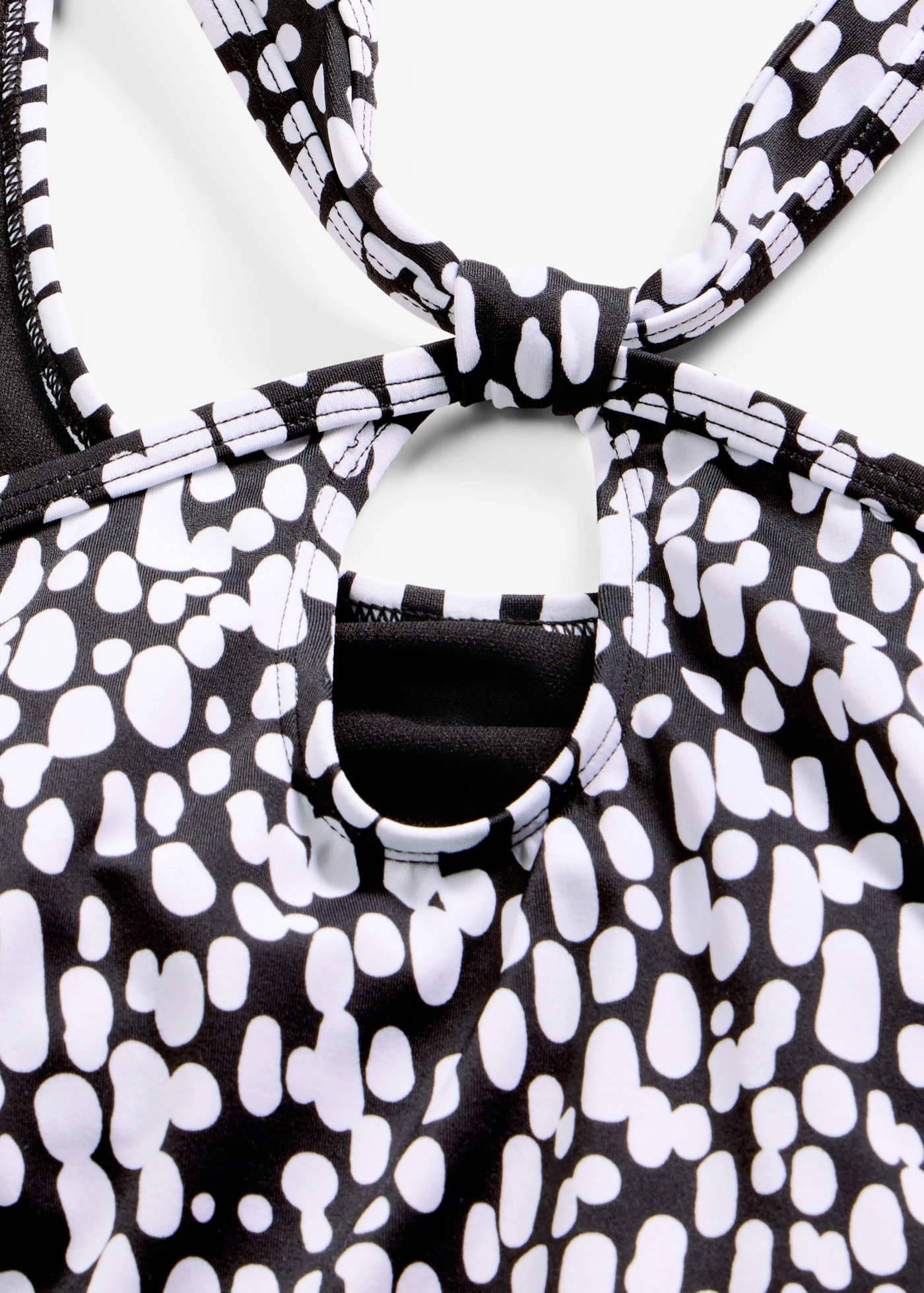 Tankiny (2-dielne), oversize • čierna/biela bodkovaná • obchod bonprix