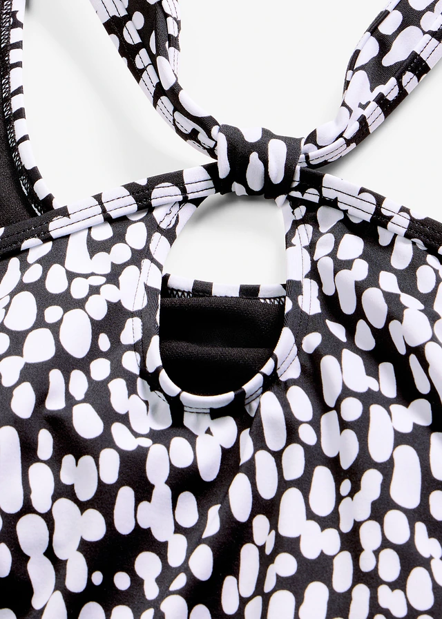 Tankini oversize (ens. 2 pces) • noir pois blanc • product-page.page-title-suffix